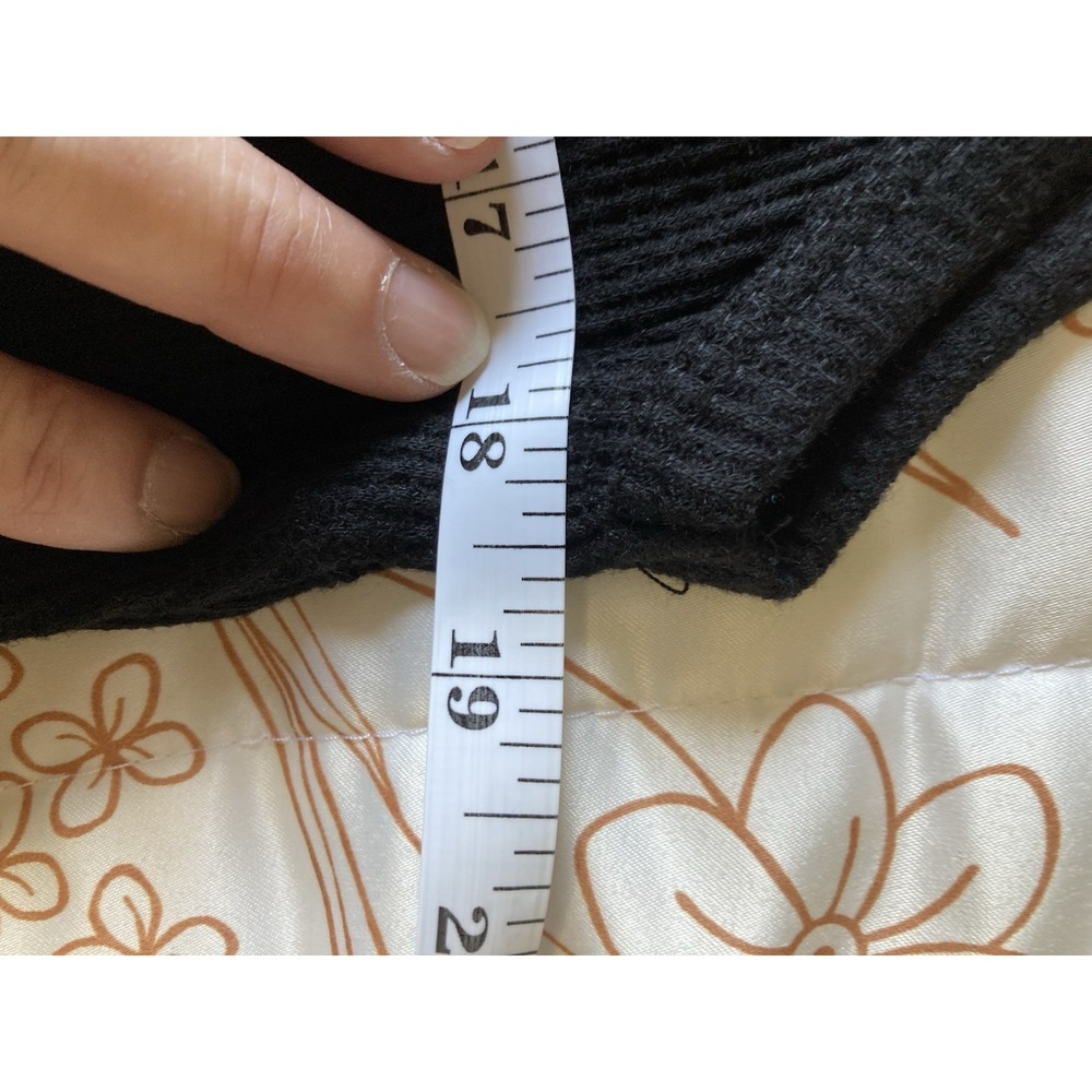 Cheibear Womens Black Waffle Knit Sleeveless Notched Neck Tank Top Small NWT - Picture 5 of 9